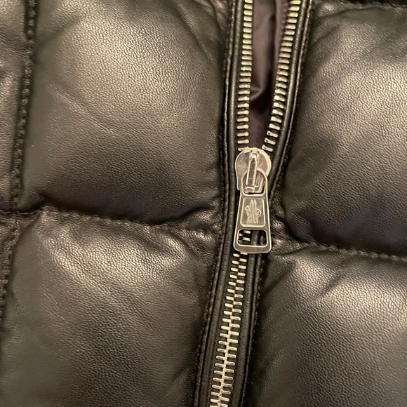 Moncler leather rare coat - Picture 5 of 7